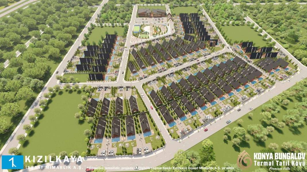 Konya'da tatil anlayışını değiştirecek köy! Sadece 30 dakika uzakta 1